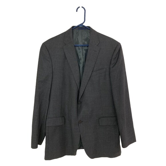 Cremieux Other - Men's Vintage Cremieux Loro Piana Wool Blazer Sport Coat Gray Plaid 46L